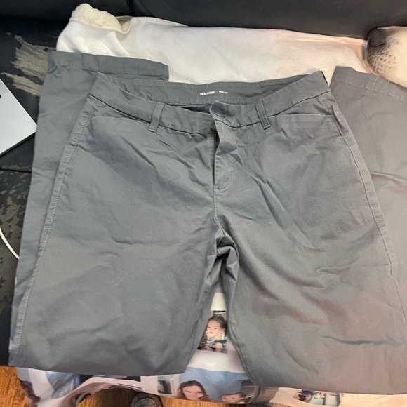 Old Navy boot-cut gray pants size 12 - Picture 4 of 6